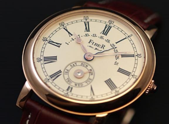 Fiber - Rose Gold Roman Counter Jump Automatic (FB8002-61-3SRG)