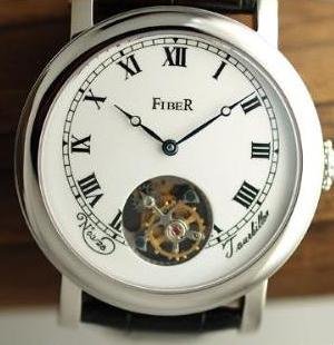 Fiber - Tourbillon Porcelain Hand Winder (FB8002-TB-01)