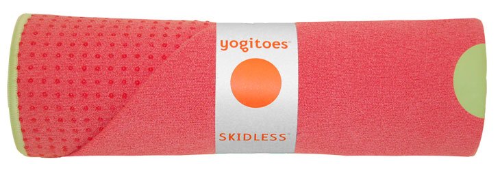 YOGITOES Skidless Yoga Mat Towel Tropical Guava