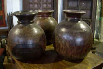 Jarrones de barro