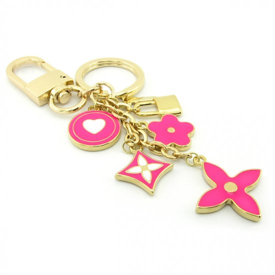 Keychain + Fashion Bag Charms -- Lovely Peach