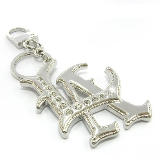 Keychain -- Fashion Bag "Alphabet" Charms