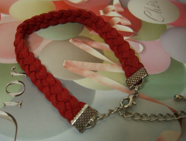 Braided 4-strands Suede Bracelets (Hand-Made)
