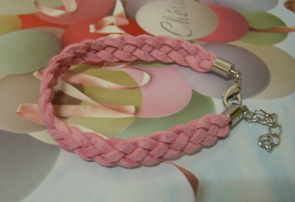 Braided 4-strands Suede Bracelets (Hand-Made)