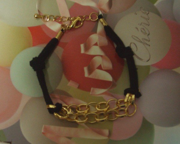 Twin Love Knots Link Suede Bracelets (Hand-Made) Unique Design