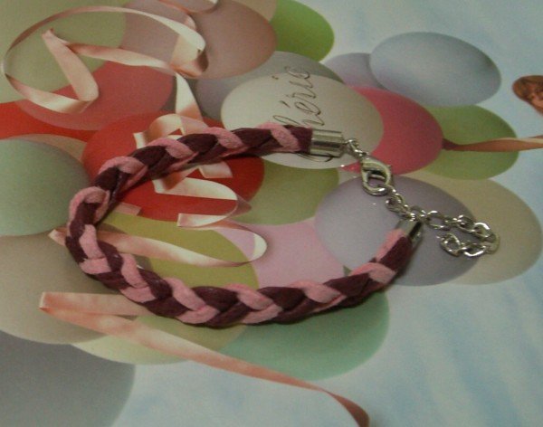Mix Colors Braided Suede Bracelets (Hand-Made)