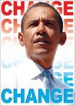 PRESIDENT OBAMA CHANGE MAGNET
