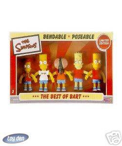 SIMPSONS-BART - BEST of BART BENDABLES BOXED SET