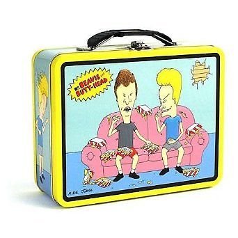Beavis and Butthead Classroom Metal Carryall Lunchbox by Tin Box Co