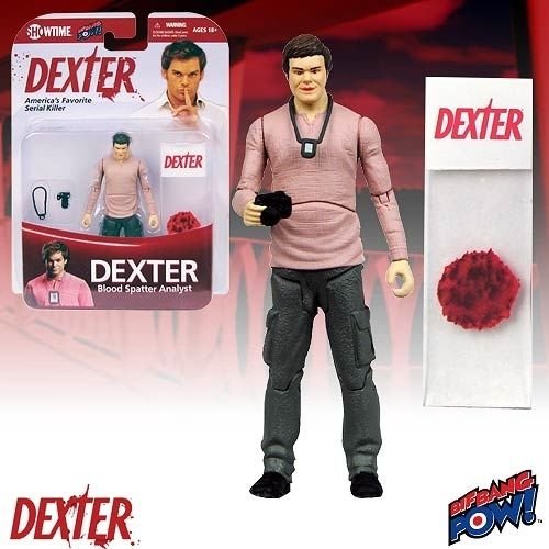 DEXTER BLOOD SPLATTER ANALYST 3 3/4 inch ACTION FIGURE