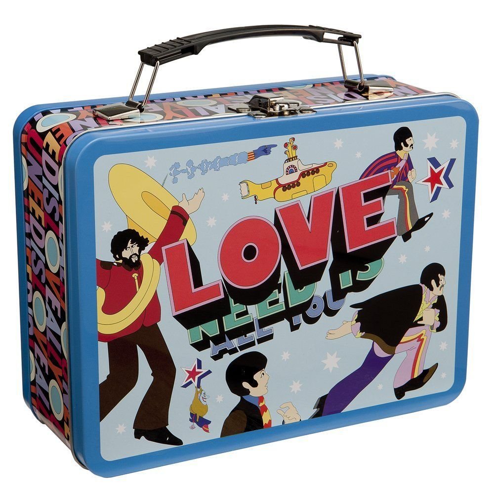 BEATLES "All You Need is Love" LARGE TIN TOTE by Vandor