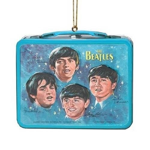 Mini Lunch Box Ornament - Beatles Debut Album-Please Please Me by Kurt S. Adler