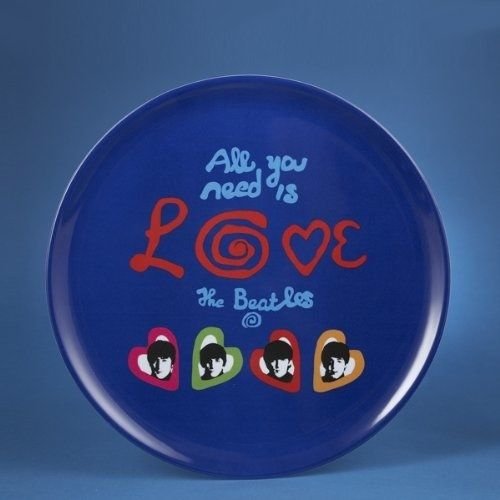 BEATLES - BEATLES ALL YOU NEED IS LOVE 14" ROUND TRAY