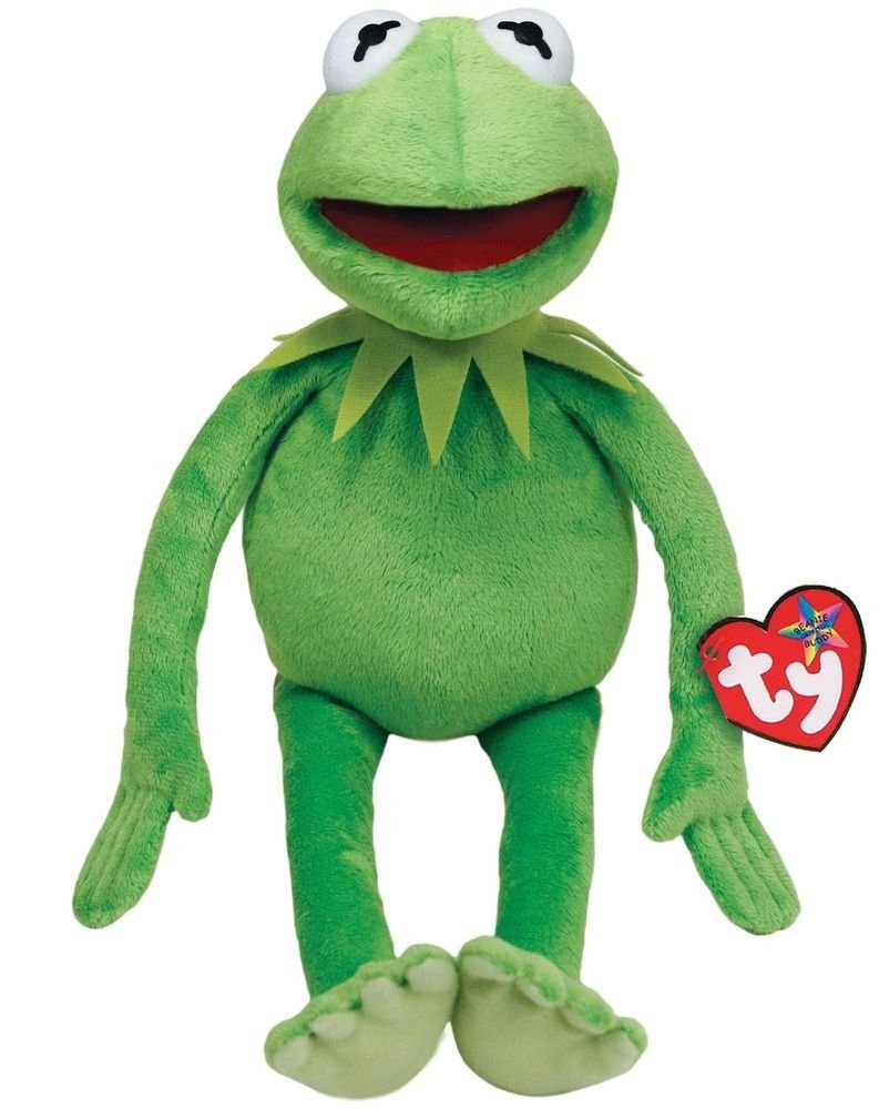 TY Beanie Buddy MUPPETS KERMIT the Frog