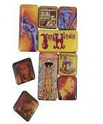 JIMI HENDRIX MASTERPIECE SET OF 9 PIECE ASSORTED MAGNET