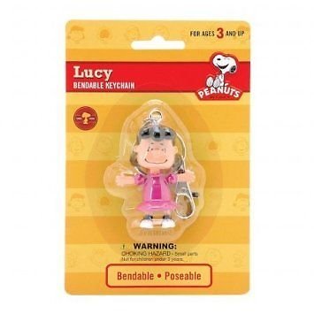 Peanuts Lucy 2.5 inch Bendable Keychain by NJ Croce