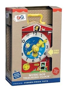 MUSIC BOX TEACHING CLOCK BY FISHER PRICE