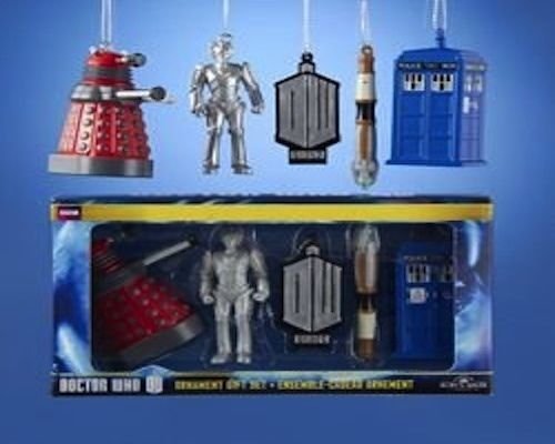 DOCTOR WHO 5 PIECE MINI ORNAMENT BOXED SET