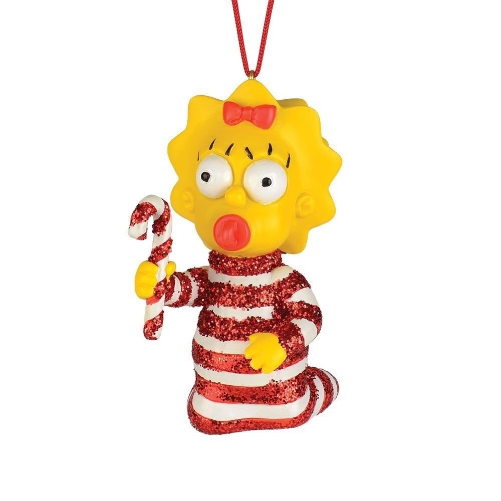SIMPSONS-MAGGIE CANDY CANE ORNAMENT BY DEPT. 56
