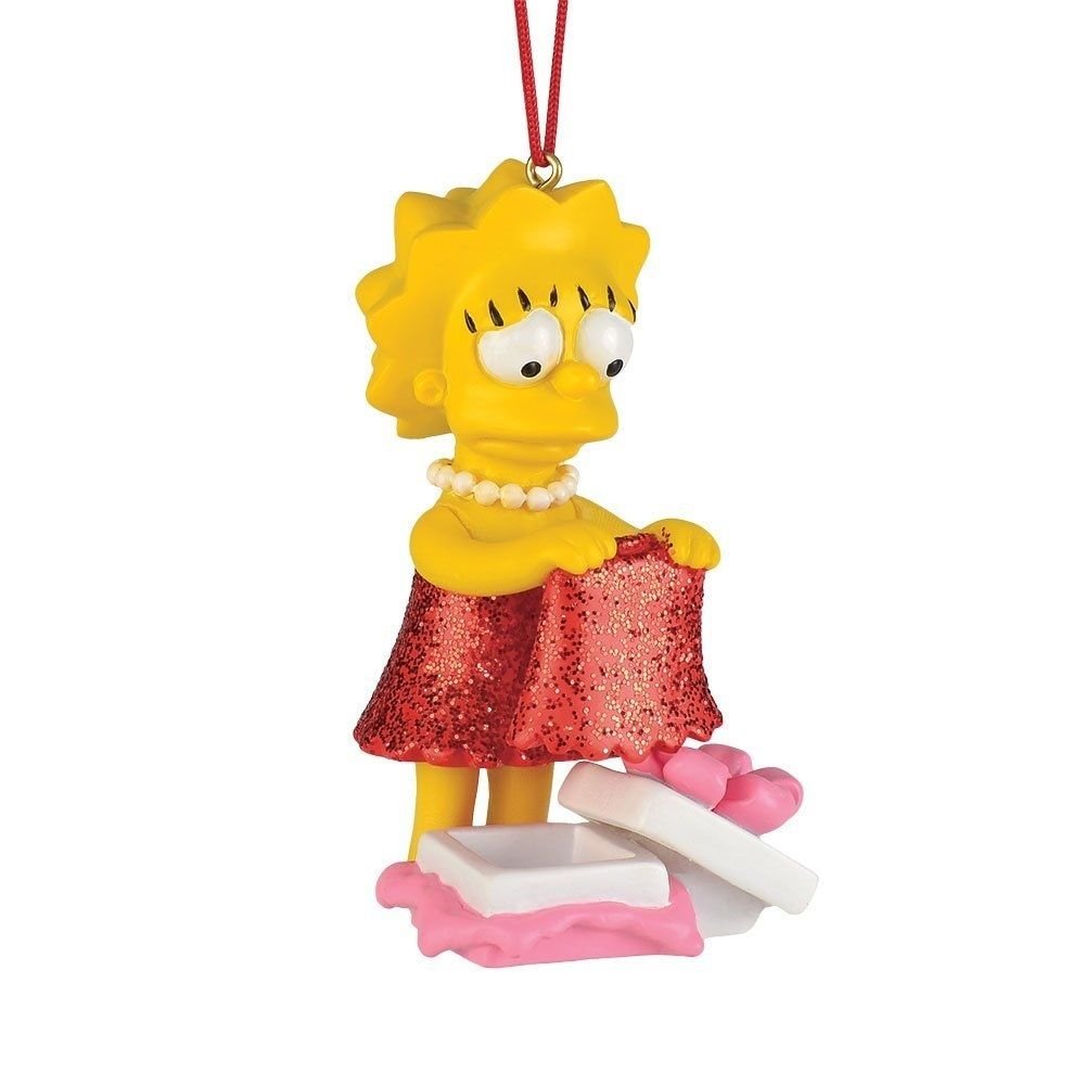 SIMPSONS-LISA'S NEW DRESS ORNAMENT BY DEPT. 56