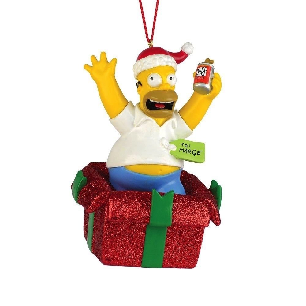SIMPSONS-HOMER IN GIFT ORNAMENT BY DEPT. 56