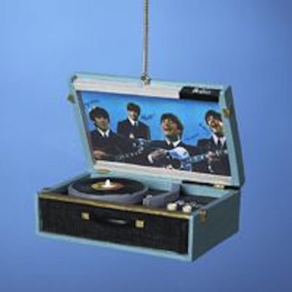 BEATLES REPLICA RECORD PLAYER ORNAMENT