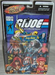 G.I. JOE - Real American Hero! Comic #74 3-pack 3.75" Action Figures
