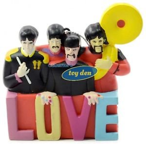 Beatles - Yellow Submarine Sergeant Pepper Band LOVE Ornament