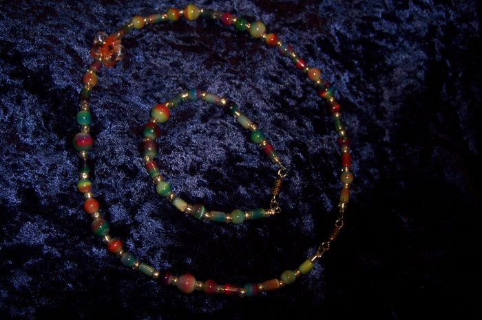 Children's Multi-color necklace & bracelet set