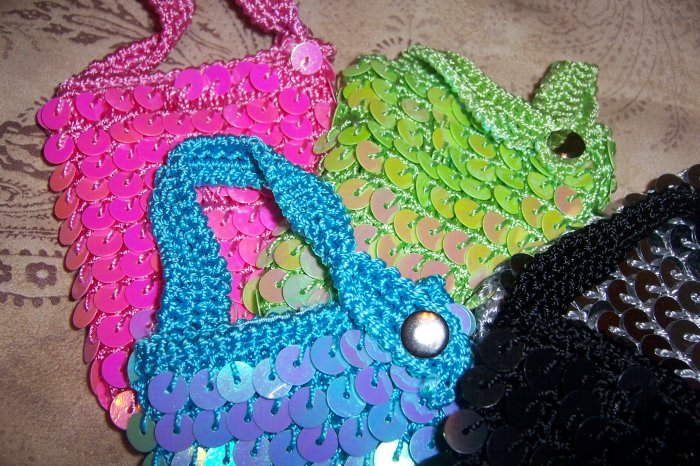 Sequin Cell Phone Mini-Purses
