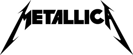 23" Metallica Vinyl Decal Sticker Car RV Truck Window or Wall