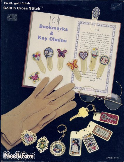 Bookmarks and Keychains Cross Stitch