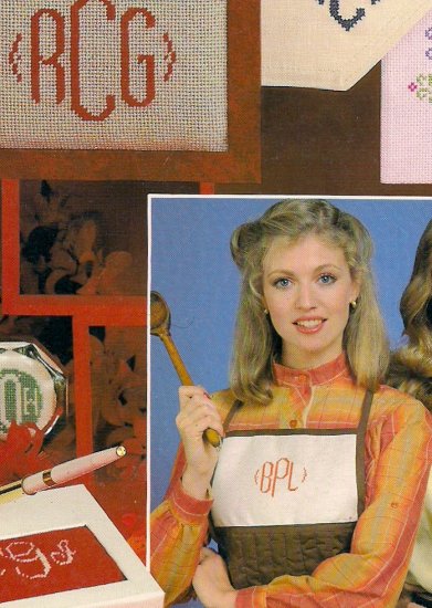 Charted Monograms for Cross Stitch