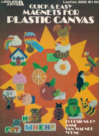Quick and Easy Magnets for Plastic Canvas