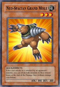 Neo-Spacian Grand Mole (For use in Yugioh Online 2 ONLY)