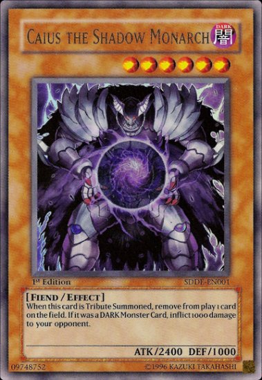 Caius the Shadow Monarch (For use in Yugioh Online 2 ONLY)