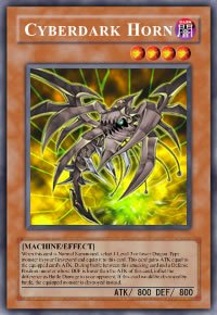Cyberdark Horn (For use in Yugioh Online 2 ONLY)