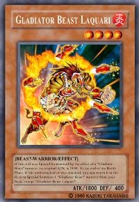 Gladiator Beast Laquari (For use in Yugioh Online 2 ONLY)