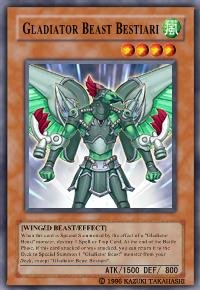 Gladiator Beast Bestiari (For use in Yugioh Online 2 ONLY)