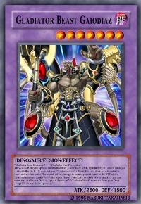 Gladiator Beast Gaiodiaz (For use in Yugioh Online 2 ONLY)