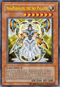 Neo-Parshath the Sky Paladin (For use in Yugioh Online 2 ONLY)