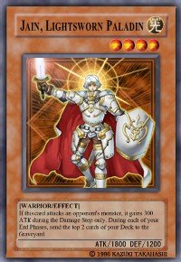 Jain, Lightsworn Paladin (For use in Yugioh Online 2 ONLY)