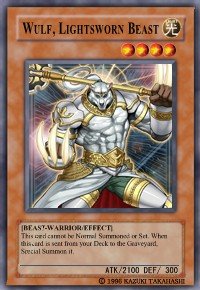 Wulf, Lightsworn Beast (For use in Yugioh Online 2 ONLY)
