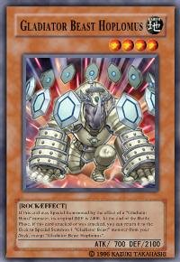 Gladiator Beast Hoplomus (For use in Yugioh Online 2 ONLY)