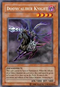 Doomcaliber knight (For Use in Yugioh Online 2 ONLY)