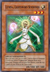 Lumina, Lightsworn Summoner (For use in Yugioh Online 2 ONLY)