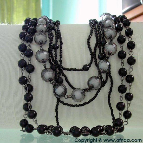 Fierce Black Necklace