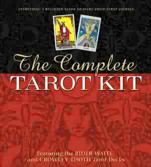Complete Tarot Kit with 2 Decks of Cards Journal Spreadsheet Chart Book & Case