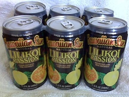 Hawaiian Sun - LILIKOI PASSION fruit juice 6 CANS