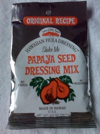 Hawaiian Hawaii PAPAYA SEED salad dressing MIX